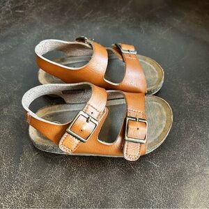 ✨4 for $60✨ Cat & Jack Tan Kids Velcro Sandals Size 6